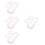 4Sets Schmuckset ABS Halskette Und Armband Set 9