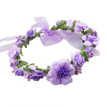 2Stk Blumenkronen, Verstellbares Haarband Für Hochzeit Und Party