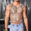 Stylish Handmade Patchwork Acrylic Tank Top Sleeveless Vest-L 5