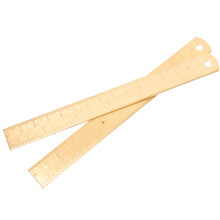 6Stk Lineale Kupfer Khaki Präzise Für Zeichnen Und Messen