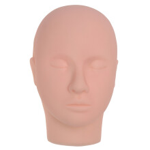 2Stk Silikon Mannequin Mit Stabilem Standfuß, Beige Zum