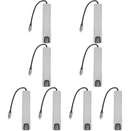 8 USB Splitter Aluminium Multi Port Datenhub Für 2