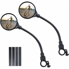 Cycling Mirror, Universal Fit for Handlebars 22-30mm, High-Definition Smooth Surface for Uninterrupted Cycling Experience