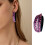 Fashion Forward Cloth Earrings Versatile For-Rose red leopard 3