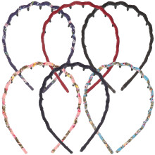 24Stk Kunststoff Haarschmuck Toothed Haarband Bunt Komfort Damen