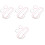 4Sets Schmuckset ABS Halskette Und Armband Set 5