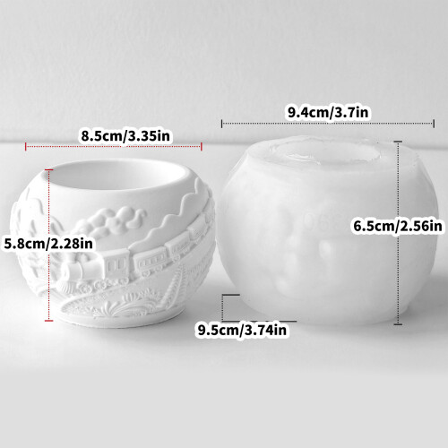 Moules artisanaux en Silicone en forme de petit Train, outil 2