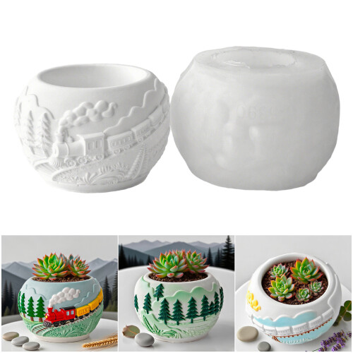 Moules artisanaux en Silicone en forme de petit Train, outil 1