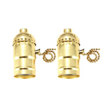 6Stk E26 Lampenhalter Aluminium Gold Retro Design Für Zuhause