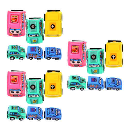 18Stk Kinder Mini Pull-Back Auto Spielzeug Bunt Inertial Auto Modell 1
