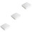 60Stk Party Einweg Servietten Silber Design Papier 5