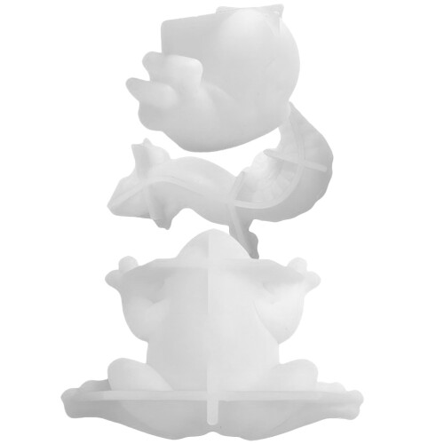 2Sets DIY Tier Silikonform Schnecke Weiß