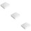 60Stk Party Einweg Servietten Silber Design Papier 9