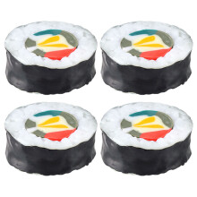 12Stk Realistisches Sushi Modell PVC Fake Food Für Zuhause