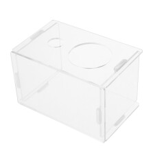 2Stk Transparente Hamsterhöhle Praktischer Schutz Für Hamster
