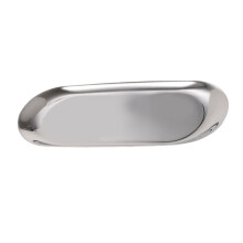 3Stk Silber Metall Dekotablett Schmuck Und Aromatherapie Aufbewahrung