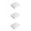 60Stk Party Einweg Servietten Silber Design Papier 8
