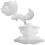 2Sets DIY Tier Silikonform Schnecke Weiß 10