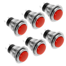 30Stk Roter Automatischer 2-Pin Druckknopf Aus Zinklegierung