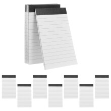 24Stk Kleines Notizbuch Aus Weiß Für Büro Mit Linierten