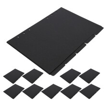 Schwarze Registerkarten Für Büro Und Ordnergebrauch