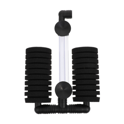 2Stk Submersibler Schwammfilter Mit Langlebigem Luftschlauch