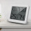 2Stk Weißes - Hygrometer Mit Zeit-Display Für 6