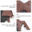 1Stk Braune PU Warrior Pauldron Schulterrüstung Herren Cosplay 8
