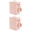 2Stk Metall Waschmittelbox Pink Mit Langlebig Und 7