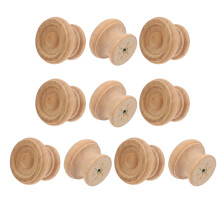 30Stk Möbelknöpfe Holzgriffe in Khaki Für Küchenschrank Und Schublade
