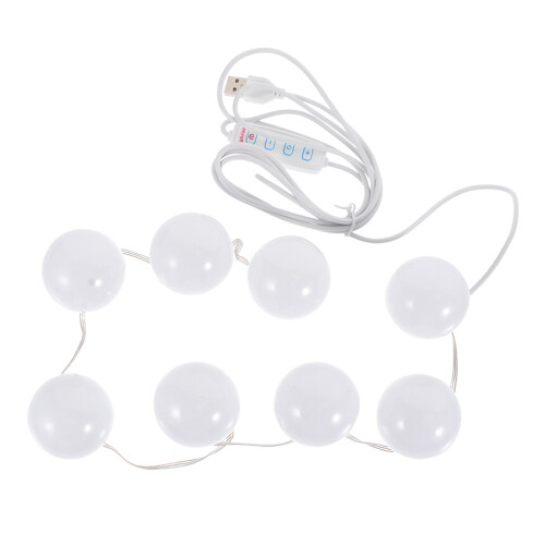 2Sets LED Schminklampen Weiß USB Klebeleuchte Wohnzimmer