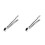 2Stk Servierzange Silber Für Grill Buffet Catering 5