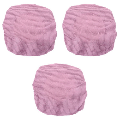 3Stk Bürostuhl Sitzschoner Polyester Elastic Waschbarer Bezug 2