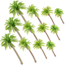 48Stk Mini Palme Kunststoff Für Modellbau Und Landschaftsdeko