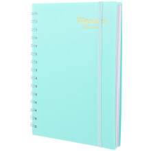 3Stk Dekorativer Planer Kalender Notizbuch Himmelblau Robust