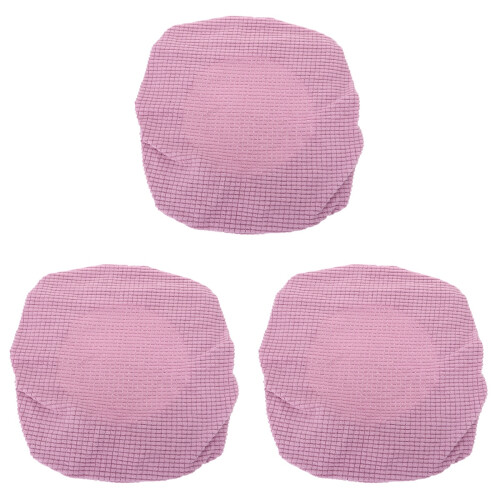 3Stk Bürostuhl Sitzschoner Polyester Elastic Waschbarer Bezug 1