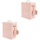 2Stk Metall Waschmittelbox Pink Mit Langlebig Und 5
