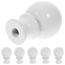 30Stk Weiße Lampen Finials Mit Robustem Design Für Lampenschirme