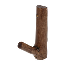3Stk Robuste Holz Garderobenhaken Zweig Design Wandaufhängung