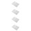 4Stk Transparente PVC-Dokumententaschen & 10