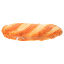 2Stk Realistischer Baguette Kissenbezug 3D Plüschiges Wohnkissen