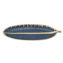 2Stk Exquisites Nordic Schmuck- Dekotablett in Dunkelblau