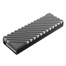 2Stk Aluminium Kühlkörper SSD Heat Sink Metall Fin Computer