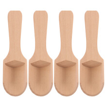 8Stk Mini Holzlöffel Für Tee Gewürze Hellgelb Holzgriff