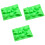 3Stk Nonstick Silikon Candy Moulds Für Grün 3