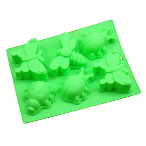 3Stk Nonstick Silikon Candy Moulds Für Grün