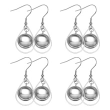 60Stk Zeit Ohrringe Zubehör Metall Ohrhaken Für DIY Schmuck Silber
