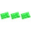 3Stk Nonstick Silikon Candy Moulds Für Grün 4