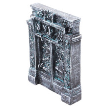 5Stk Graue -Tür Resin Für Hausdeko Garten Landschaft