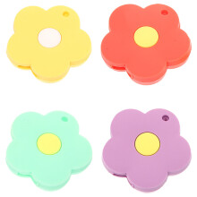 8Stk Silikon Schlüsselcover Blumen Schlüsselhüllen